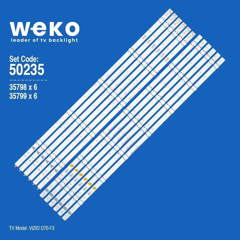 Vizio D70-F3 70'' inç 12 Adet Tv Led Bar