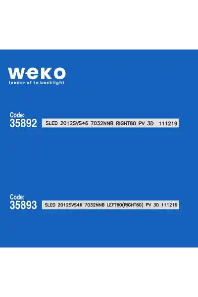 Samsung UE46ES6100W 46'' inç 2 Adet Tv Led Bar - Görsel 2