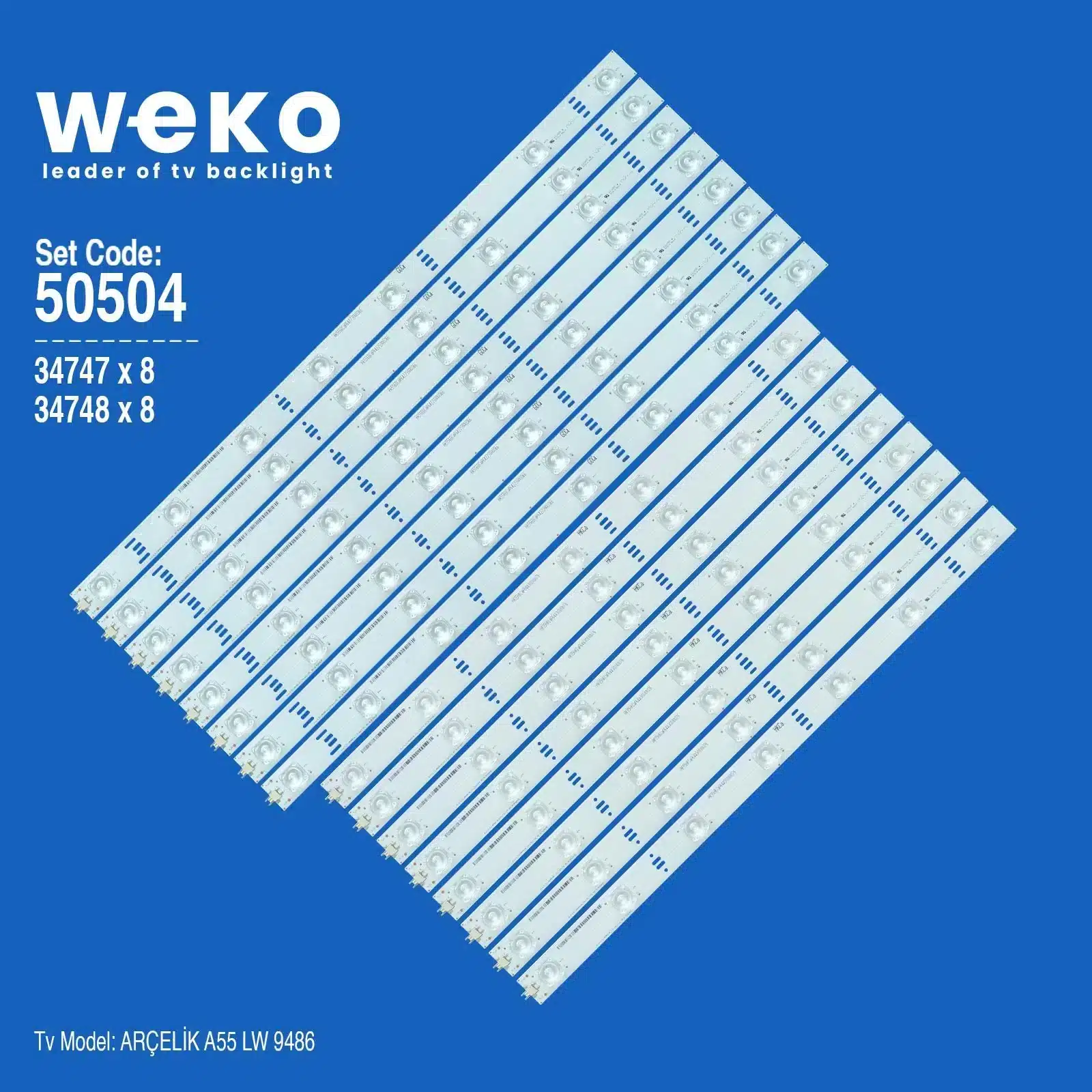 Arçelik A55 LW 9486 55'' inç 16 Adet Tv Led Bar