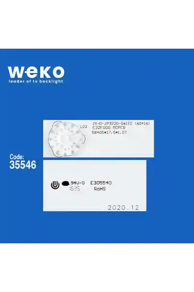 Yumatu 32'' inç 2 Adet Tv Led Bar - Görsel 2