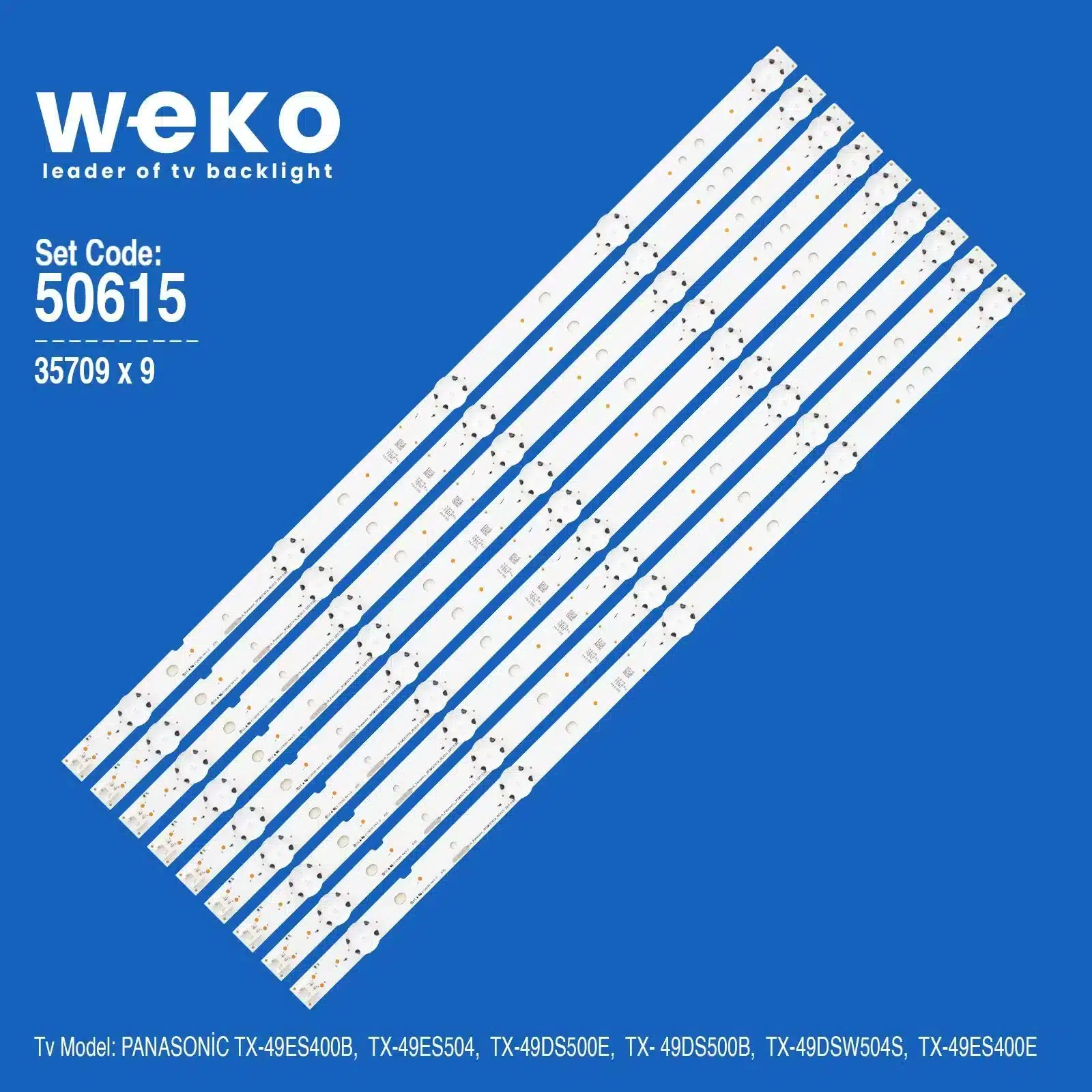 Panasonic TX-49ES400E 49'' inç 9 Adet Tv Led Bar