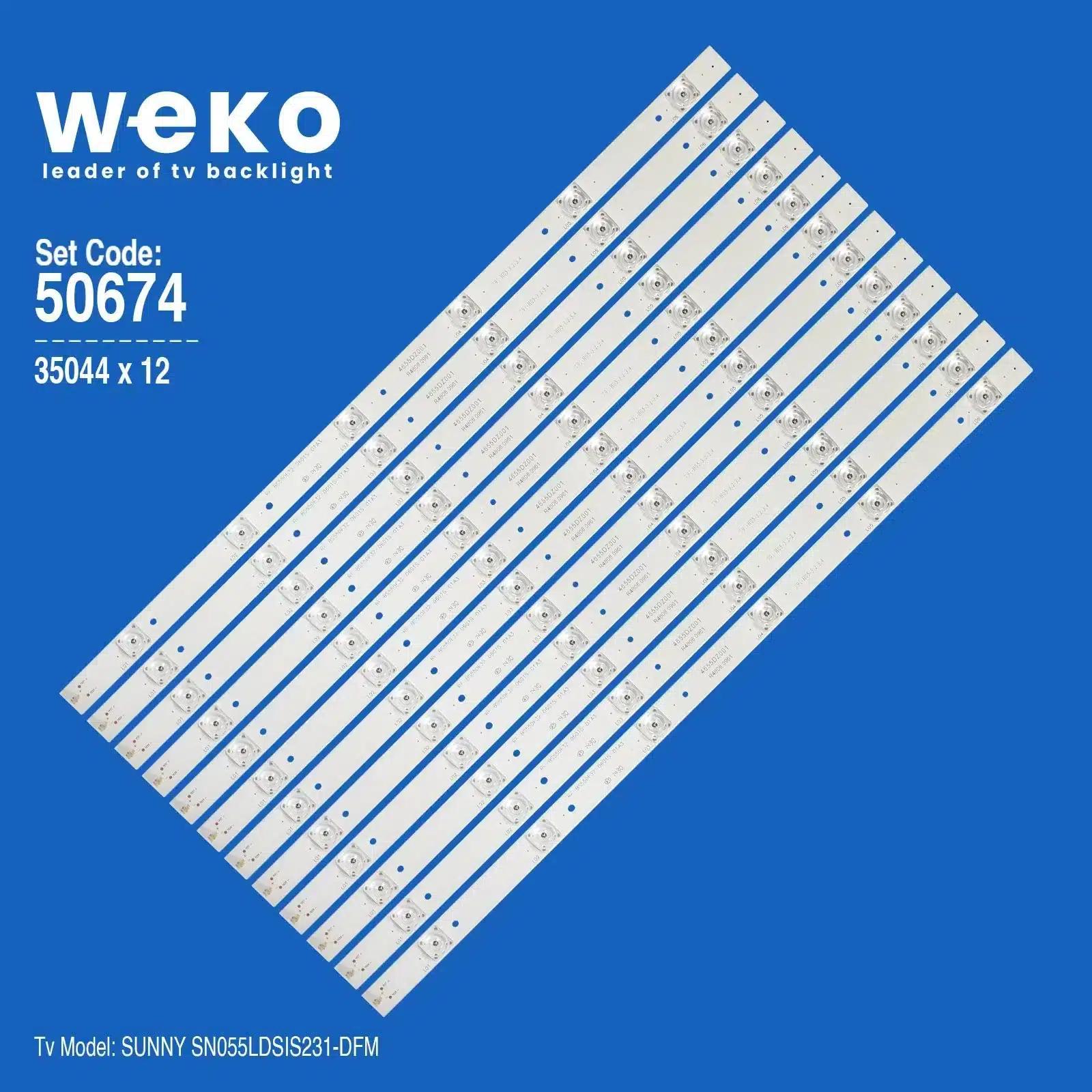 Sunny SN055LDSIS231-DFM 55'' inç 12 Adet Tv Led Bar