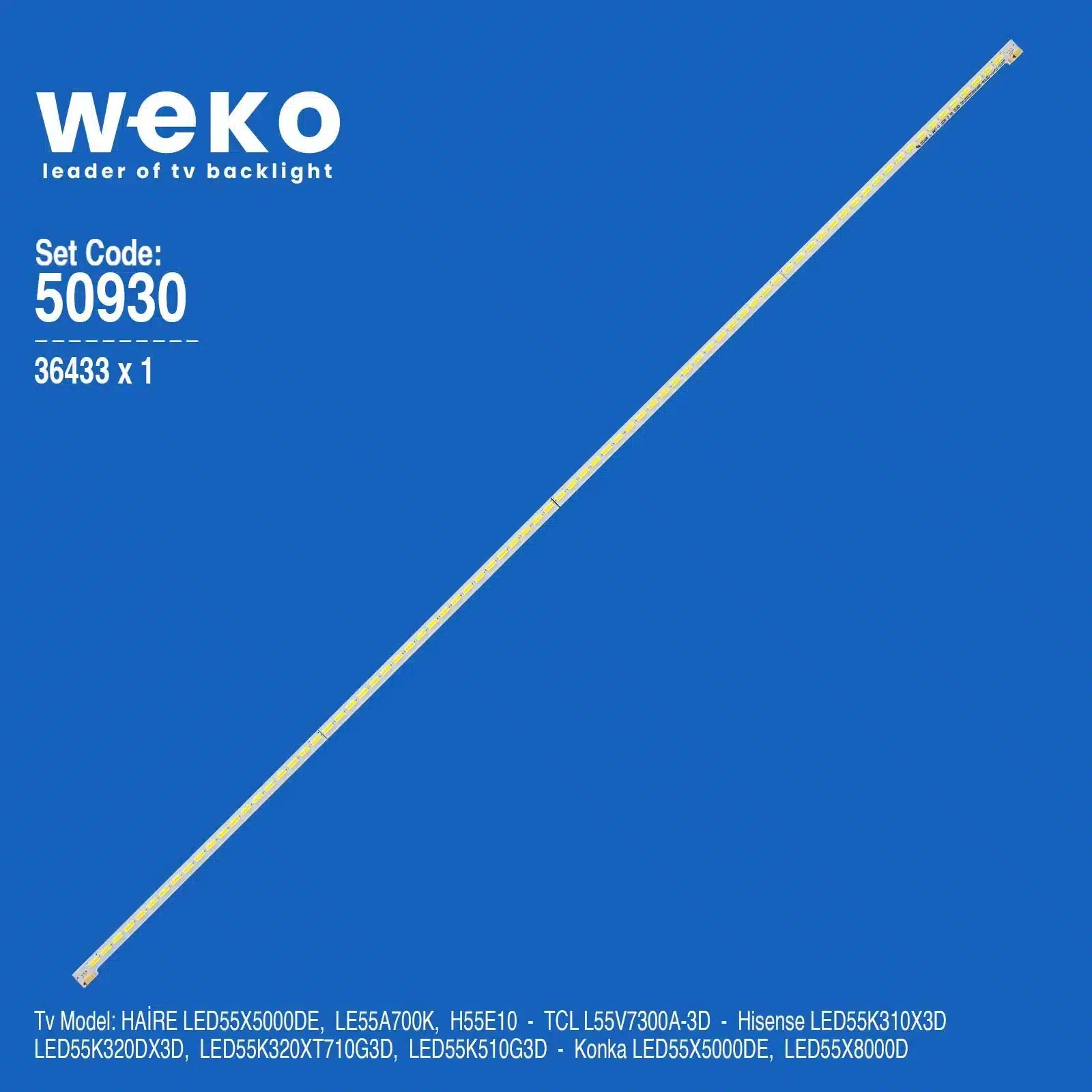 Haire H55E10 55'' inç 1 Adet Tv Led Bar