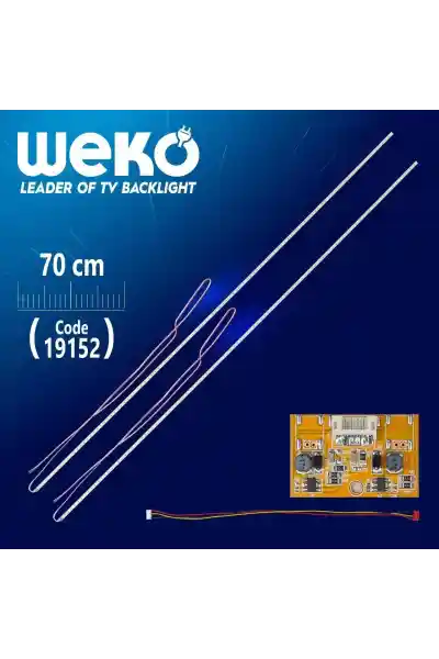 Universal 3'lü Kesilebilir 70 Cm (42''-55'' Arası) 2 X Çubuk Eled - Driver