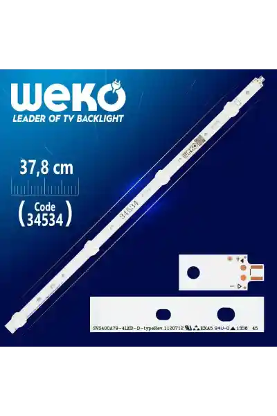 SVS400A79_4LED_D-TYPE_REV.1_120712 - 37.8 Cm 4 Ledli - WK-004 Led Tv Bar