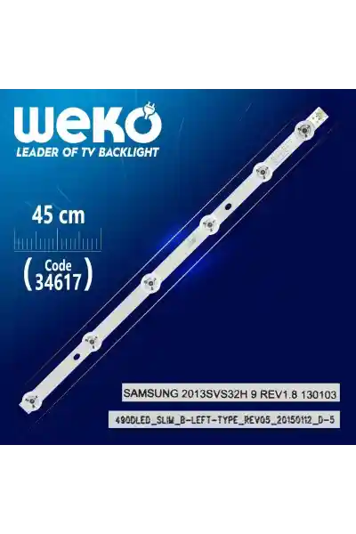490DLED _ SLIM _ B-LEFT - TYPE _ REV05 _ 20150112 _ D-5 - 45 CM 6 LEDLİ (WK-663) Tv Led Bar