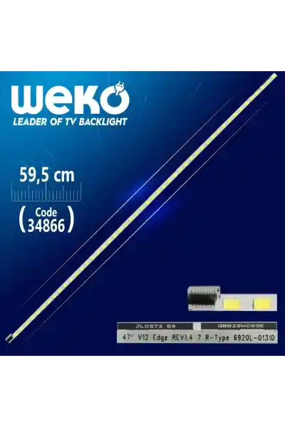 47'' V12 EDGE REV1.4 7 R-TYPE 6920L-0131D - 59.5 Cm 48 Ledli - WK-724 Led Tv Bar