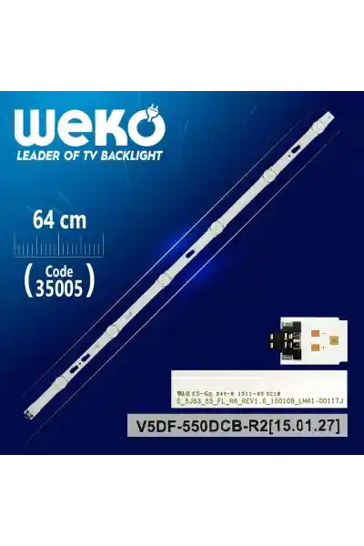 V5DF-550DCB-R2 - S_5J63_55_FL_R6_REV1.6_150108_LM41-00117J (RIGHT) - 64 CM 6 LEDLİ (WK-794) Tv Led Bar