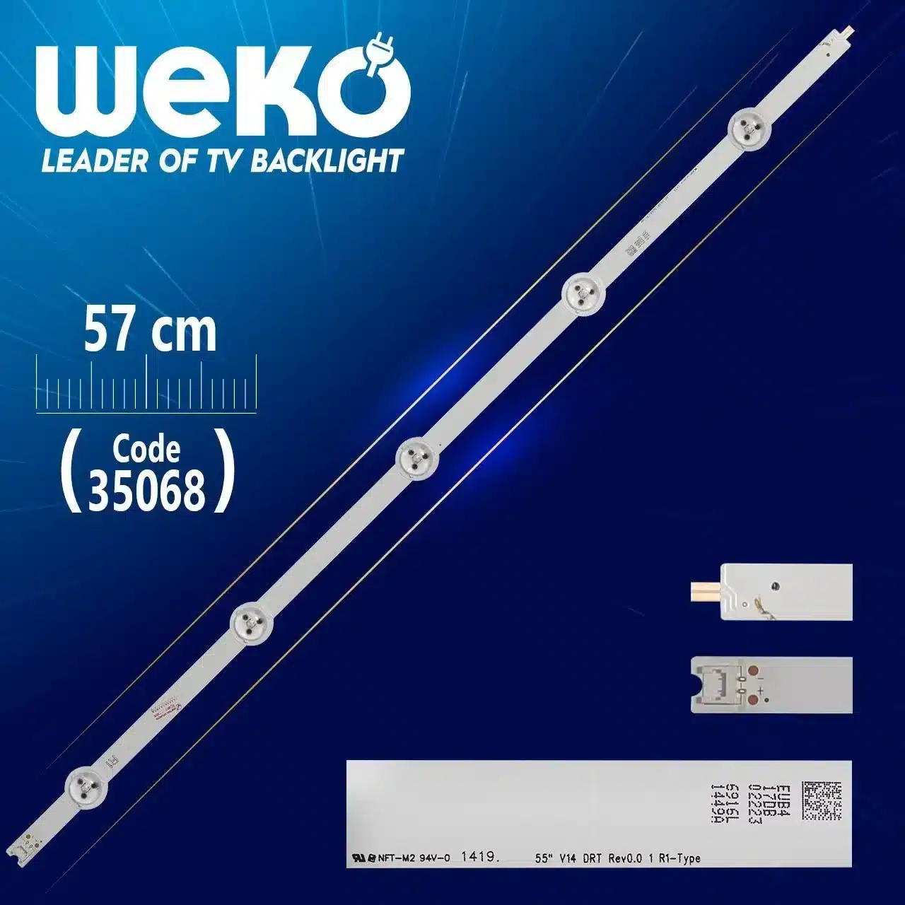 55'' V14 DRT REV0.0 1 R1-TYPE - 57 Cm 5 Ledli - WK-834 Led Tv Bar