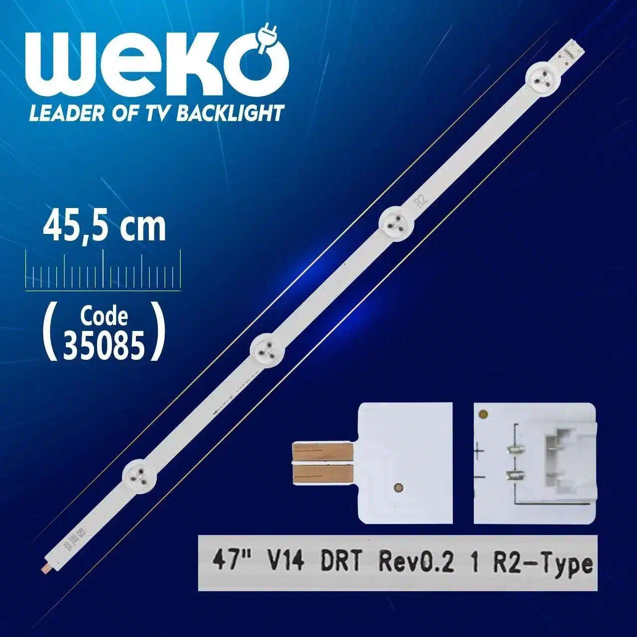 47'' V14 DRT REV0.2 1 R2 - TYPE - ( 45.5 Cm ) 4 Ledli - ( WK-842 ) Tv Led Bar