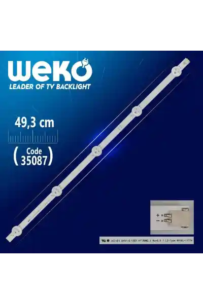 47'' V14 DRT REV0.2 1 L2 - TYPE - ( 5 Ledli ) 49.3 Cm - ( WK-843 ) Tv Led Bar