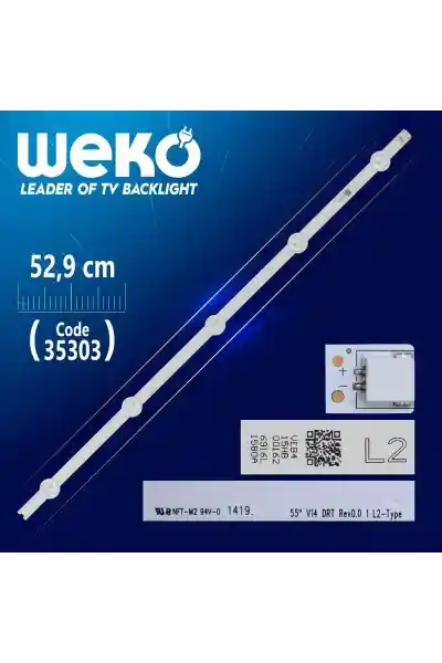 55'' V14 DRT REV0.0 1 L2-TYPE - 6916L1448A - 52.9 Cm 5 Ledli - (WK-931) Tv Led Bar