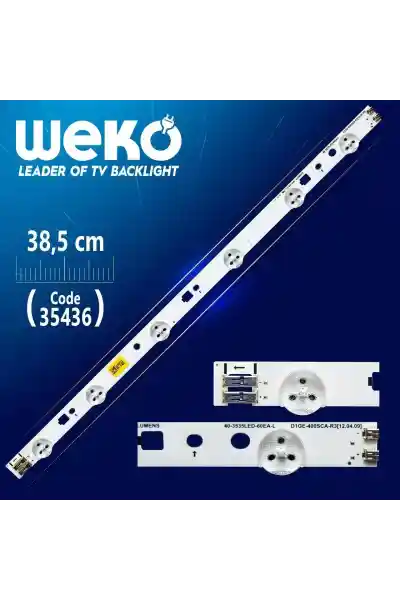 SAMSUNG 2012SVS40 3228 LEFT06 REV1.5 120412 - ( 38.5 Cm ) - 6 Ledli - (WK-275) Tv Led Bar