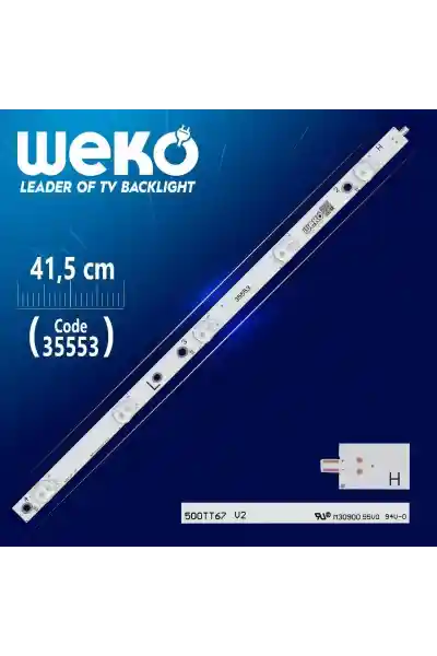 SX-11800729A0 -2B554-0-A-54F-2766 L - 500TT67 V2 - 5 Ledli 41.5 Cm - WK-437 Led Tv Bar