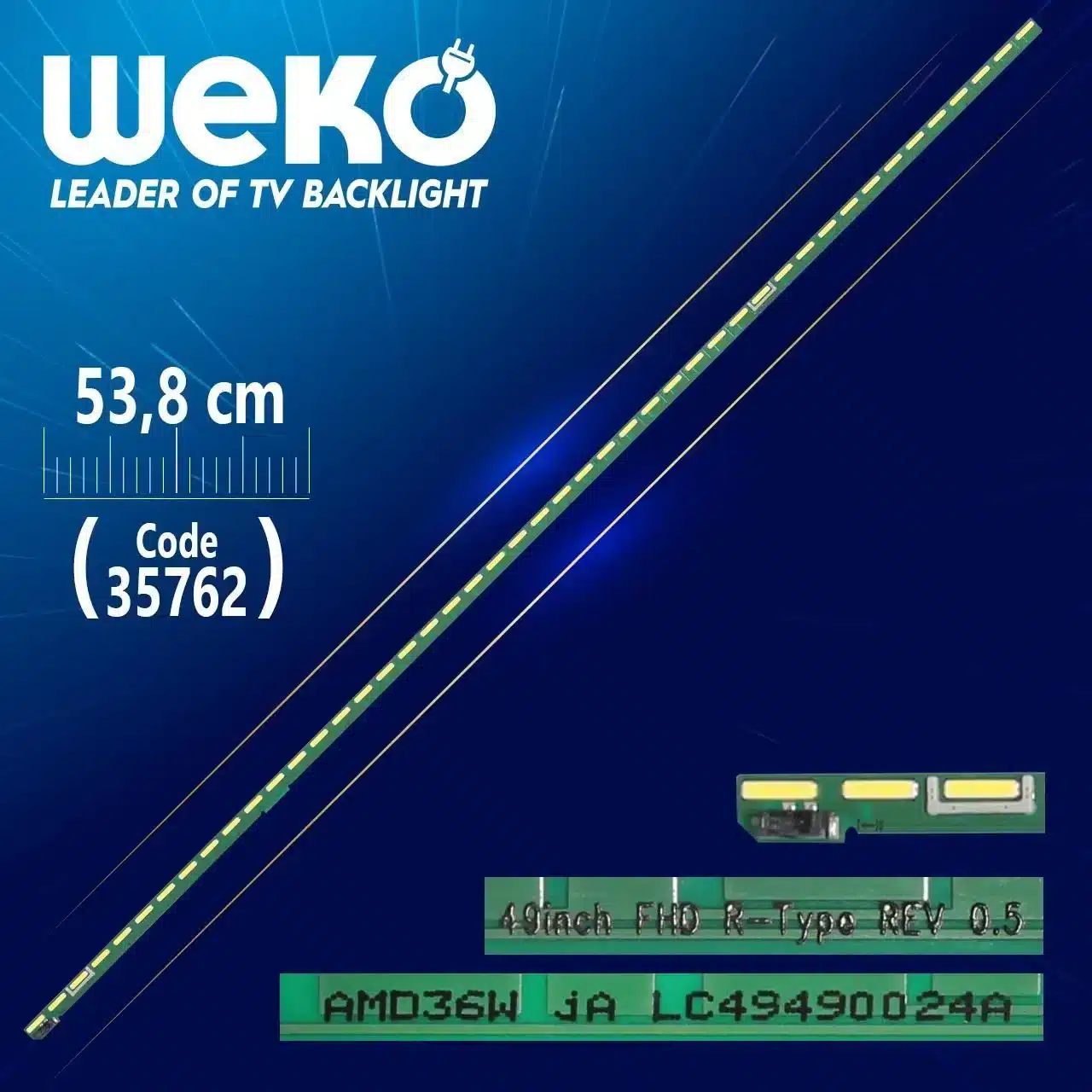 49INCH FHD R-TYPE REV 0.5 - 53.8 Cm 46 Ledli - WK-1230 Led Tv Bar