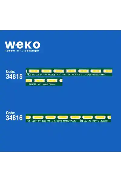 Vestel 42PF8231 42'' inç 2 Adet Tv Led Bar - Görsel 2