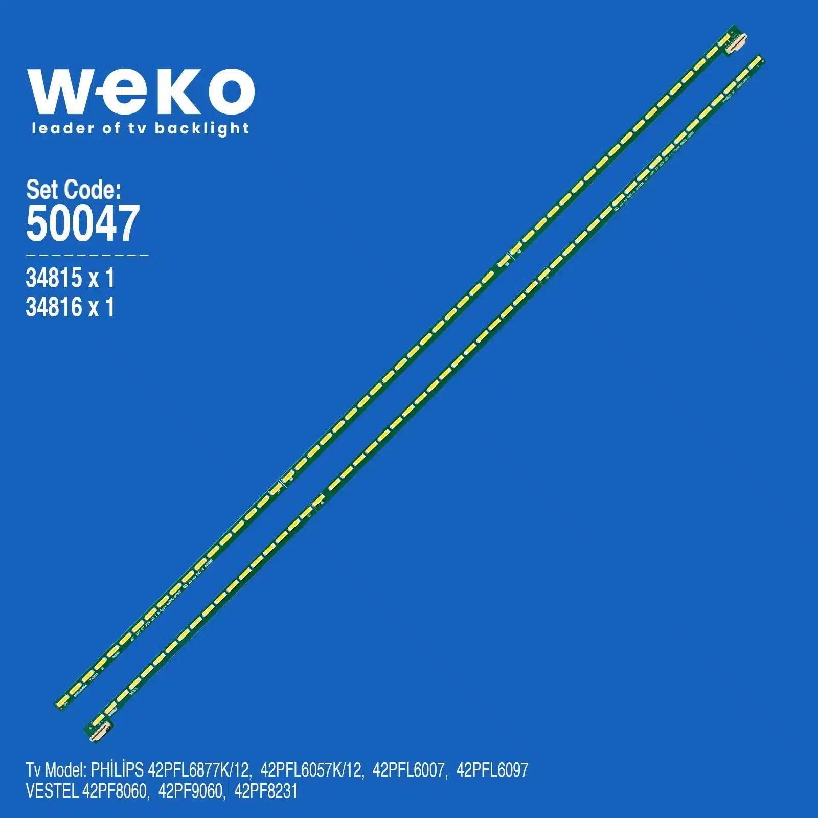 Vestel 42PF8231 42'' inç 2 Adet Tv Led Bar