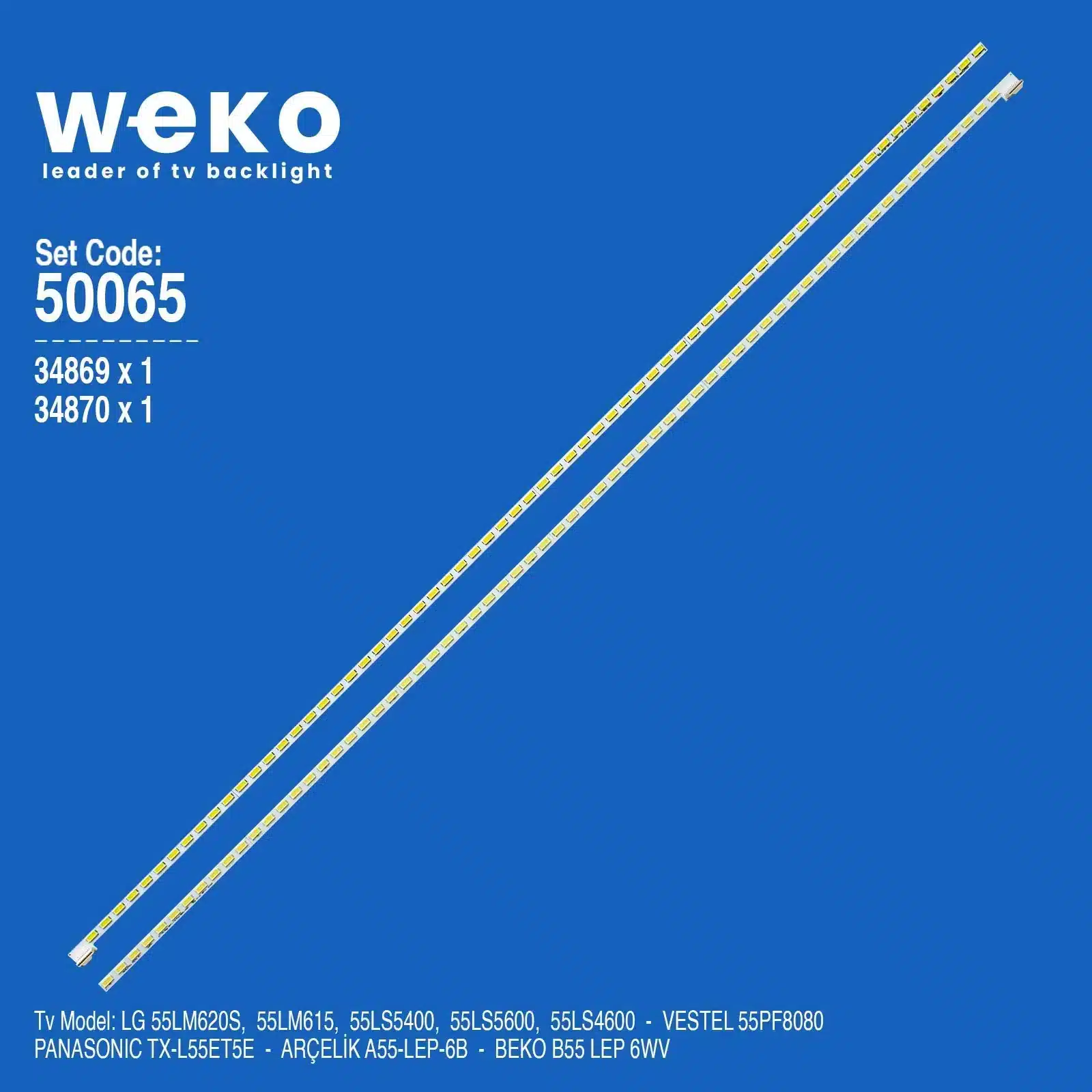 Lg 55LM620S 55'' inç 2 Adet Tv Led Bar