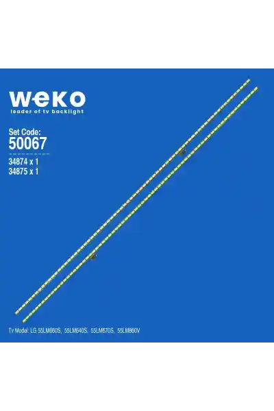 Lg 55LM660S 55'' inç 2 Adet Tv Led Bar