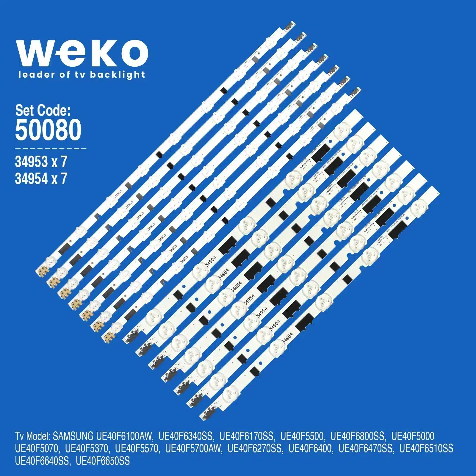 Samsung UE40F6340SS 40'' inç 14 Adet Tv Led Bar