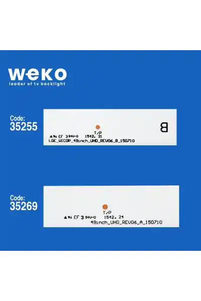 Lg 49UK6300Pue Buswlor 49'' inç 8 Adet Tv Led Bar - Görsel 2