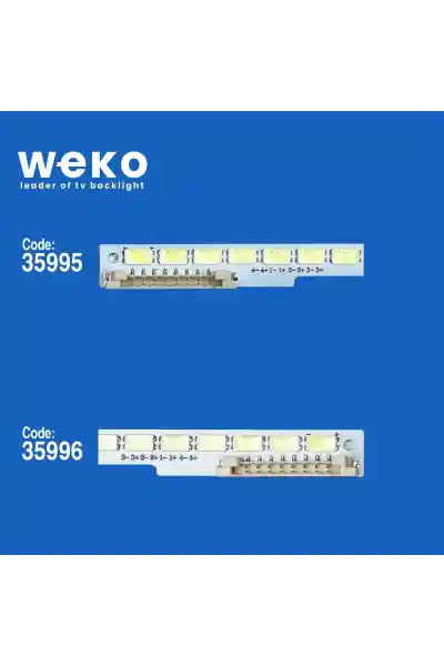 Samsung UE55D6000 55'' inç 2 Adet Tv Led Bar - Görsel 3