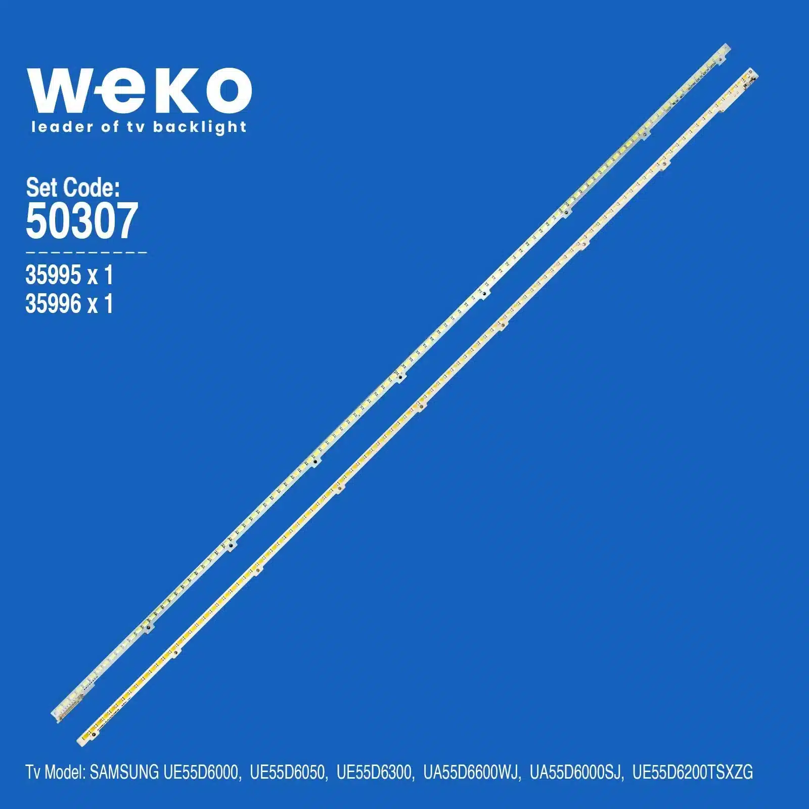 Samsung UE55D6000 55'' inç 2 Adet Tv Led Bar