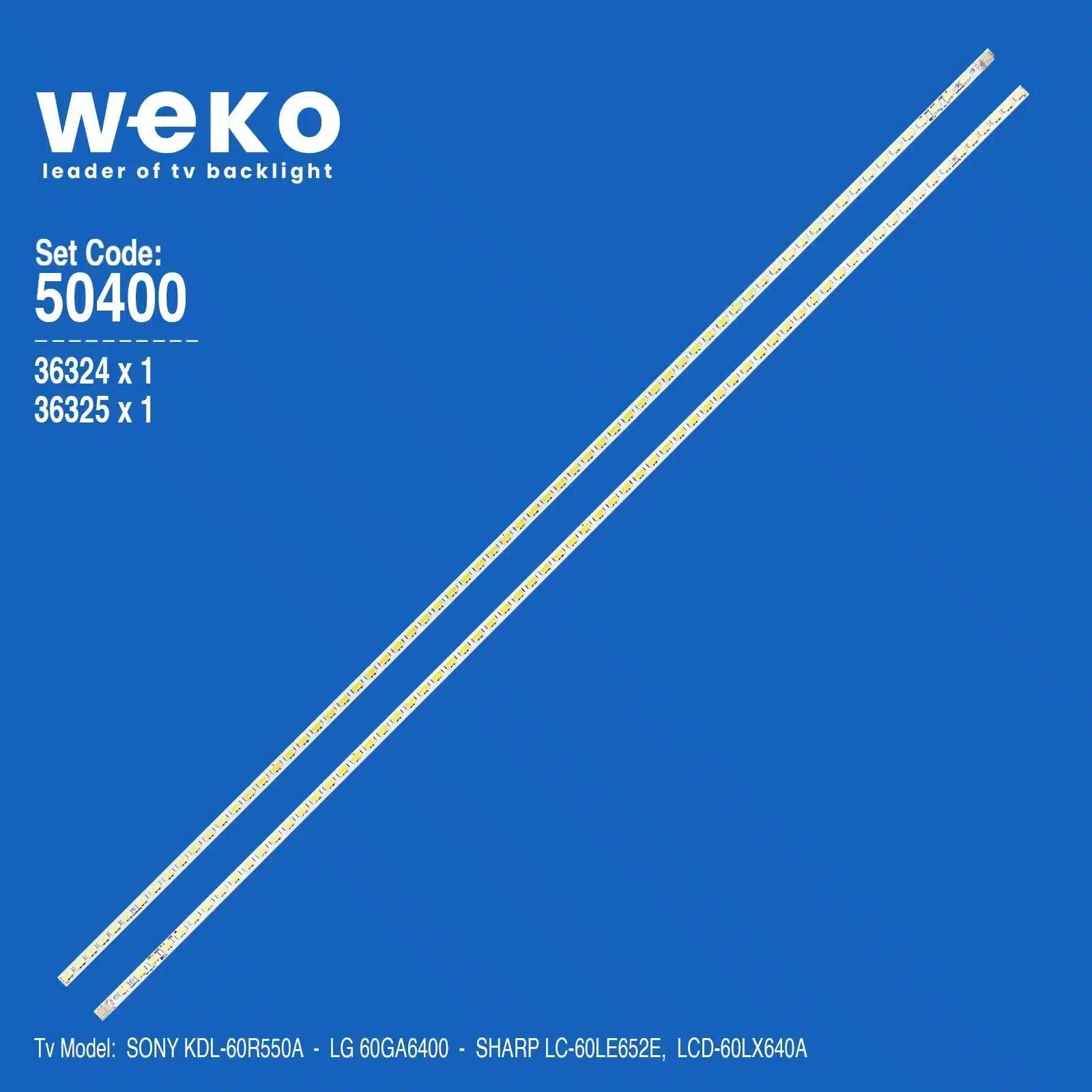 Sony Kdl-60R550A 60'' inç 2 Adet Tv Led Bar