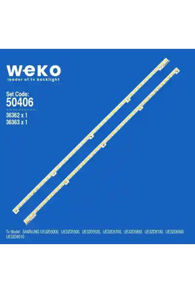 Samsung UE32D5000 32'' inç 2 Adet Tv Led Bar 50406