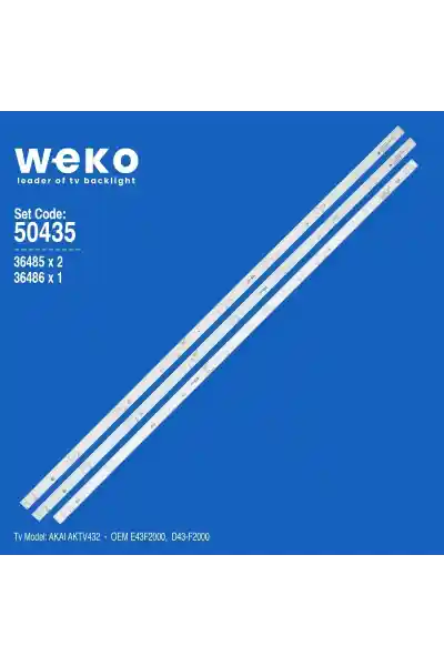 Akai AKTV432 43'' inç 3 Adet Tv Led Bar