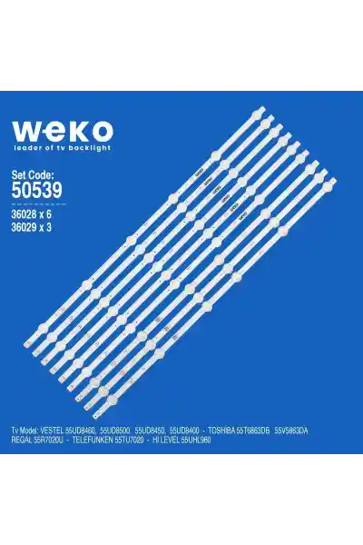 Vestel 55UD8400 55'' inç 9 Adet Tv Led Bar 50539