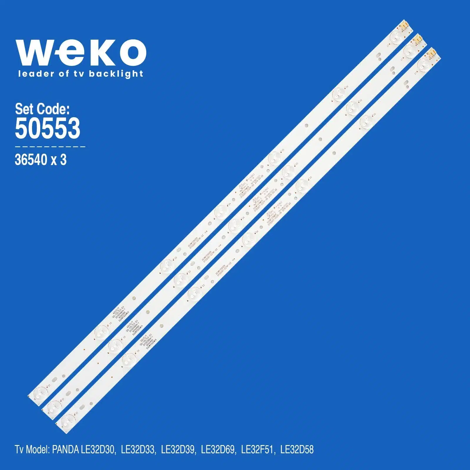 Panda LE32D69 32'' inç 3 Adet Tv Led Bar