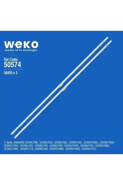 Samsung UE50RU7475U 50'' inç 2 Adet Tv Led Bar