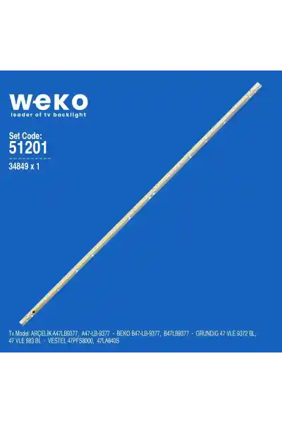 Arçelik A47-LB-9377 47'' inç 1 Adet Tv Led Bar