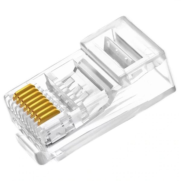 Elektromer EZ RJ45 Cat5-Cat6 Açık Uçlu Soket 8P-8C (100 Adet)