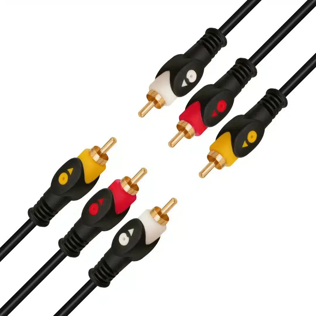 2017 Powermaster 1.5 Metre 3RCA-3RCA Kablo - Görsel 1