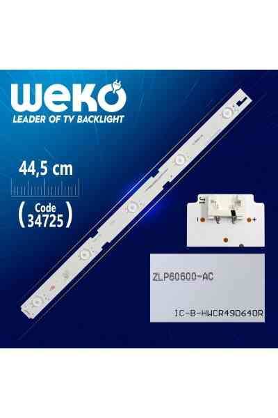 IC - B-HWCR49D640R - ZLP60600-AC - 44.5 Cm 5 Ledli - (WK-21) Tv Led Bar