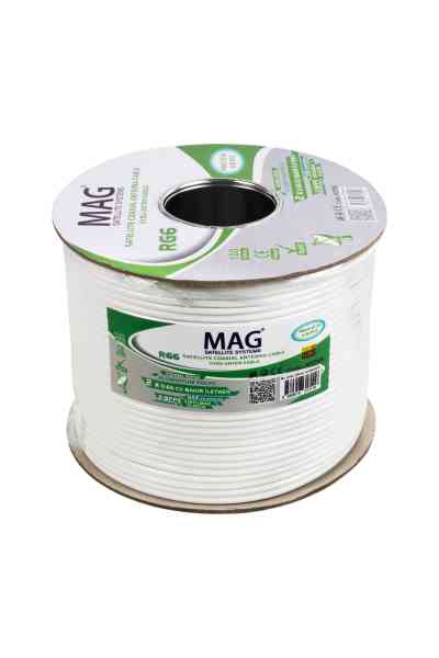 Mag RG59 Fa Mini Dual Bitişik Kablo 100 Metre - Görsel 2