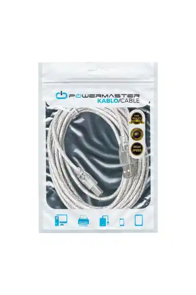 PowerMaster USB 2.0 Yazıcı Kablosu 5 Metre - Görsel 2