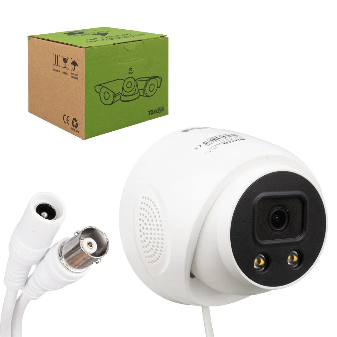 25273 Plato PL-25273 2 MP Color Vu 3.6 Mm 2 Atom Led Plastik Kasa AHD Dome Kamera - Görsel 1