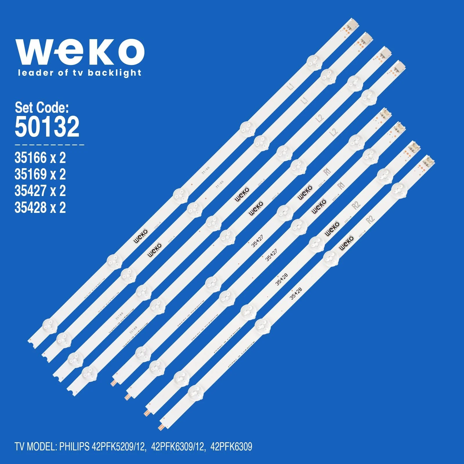 Philips 42PFK6309 42'' inç 8 Adet Tv Led Bar