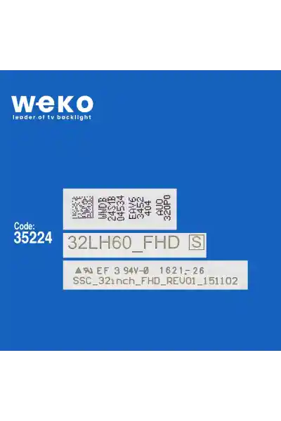 Lg Auo 32LH60 32'' inç 2 Adet Tv Led Bar - Görsel 3