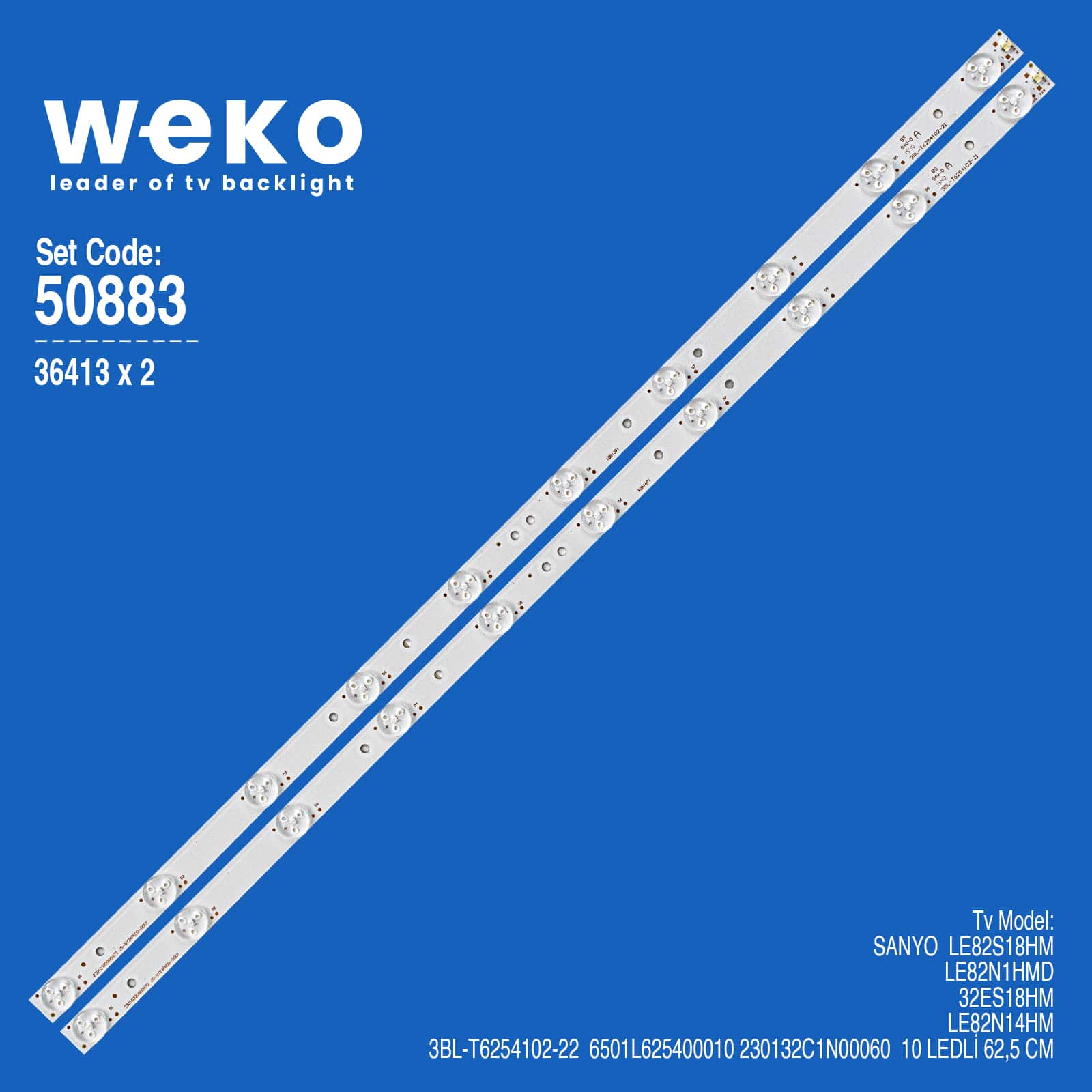 Sanyo LE82S18HM 32'' inç 2 Adet Tv Led Bar