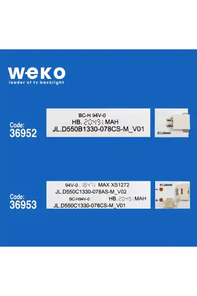 Toshiba 55HK6100U 55'' 4 Adet Tv Led Bar - Görsel 2