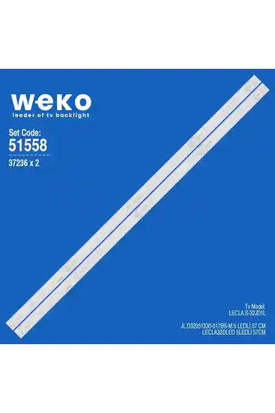 Lecla S-32JD1L 32'' 2 Adet Tv Led Bar