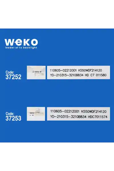 Dijitsu 65DS8800 65'' İnc 10 Adet Tv Led Bar - Görsel 2