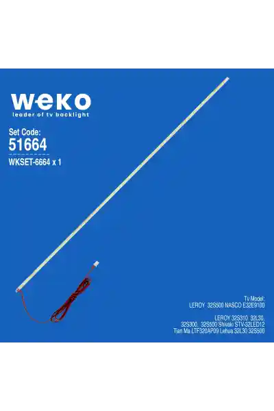 Nasco E32E9100 32'' 1 Adet Tv Led Bar