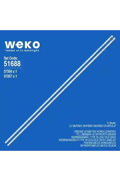 Skyworth 58E6200 58'' İnc 2 Adet Tv Led Bar