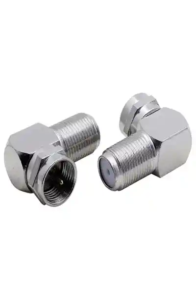 L 90 Derece F Konnektör Çevirmeli