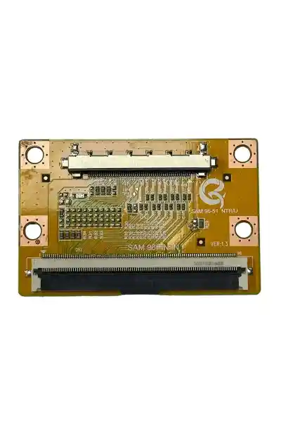 WEKO 96 PIN- 51 PIN SAMSUNG UN NU RU T-CON FLEXI ÇEVİRİCİ BOARD 96PIN-51PIN V1,3 - Görsel 2